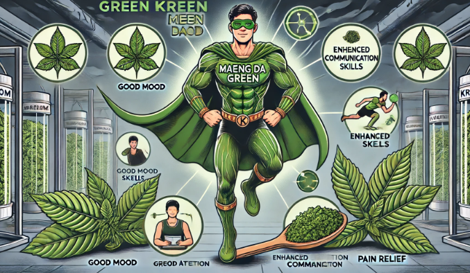 Zelený kratom superhrdina